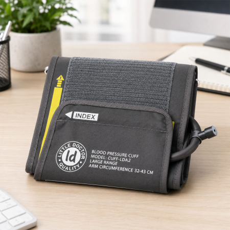 Manseta tensiometru de brat Little Doctor LDA2, marime mare, pentru modelele LD2 , LD3A , LD23 , LD23A , LD23L , LD30 , LD51 , LD51A , LD51S, 32-43 cm [1]
