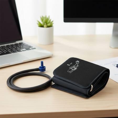 Manseta tensiometru VitalMed, 17 - 22 cm, material moale, flexibil, rezistent, compatibila cu majoritatea tensiometrelor digitale [1]