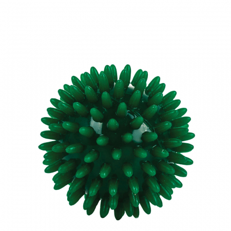 Minge Sanity Safe & Helpful, 2 in 1, pentru reabilitare si masaj, 7 cm, tip arici, Verde inchis [1]