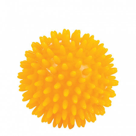 Minge Sanity Safe & Helpful, 2 in 1, pentru reabilitare si masaj, 8 cm, tip arici, Galben [1]