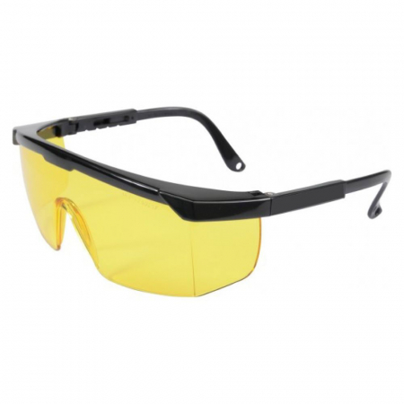Ochelari de protectie Cedrus, design ergonomic, lentile din policarbonat rezistent la impact, acoperire anti-zgarieturi, suprafata anti-aburire, Galben, SG2612 [1]