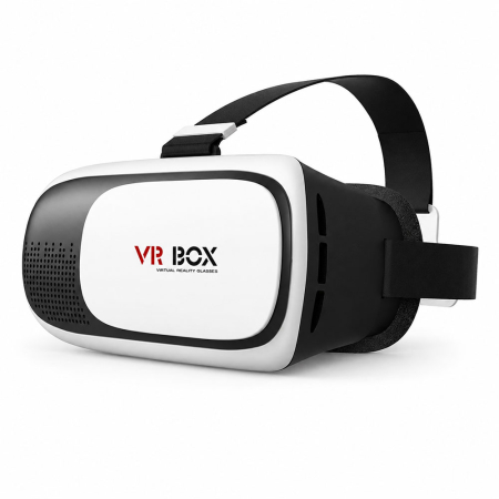 Electrocasnice mici si accesorii - Ochelari VR BOX 3D, cu telecomanda, pentru folosirea impreuna cu telefonul mobil, lentila asferica din rasina optica, material ABS ecologic si PC