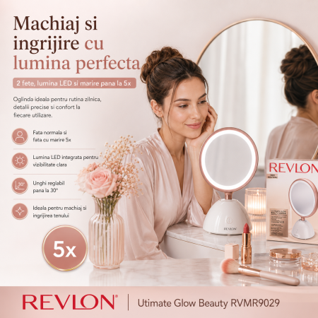 Oglinda cosmetica iluminata REVLON Utimate Glow Beauty RVMR9029 [4]