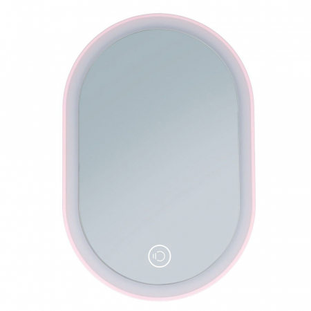 Oglinda cosmetica iluminata Vitammy Cindi, cu reglare in orice unghi, baza detasabila, cablu mini USB [5]