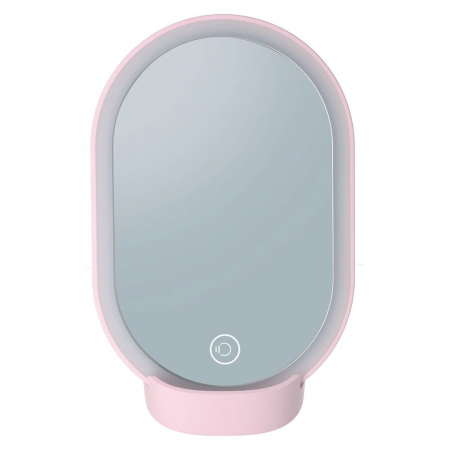 Oglinda cosmetica iluminata Vitammy Cindi, cu reglare in orice unghi, baza detasabila, cablu mini USB [1]