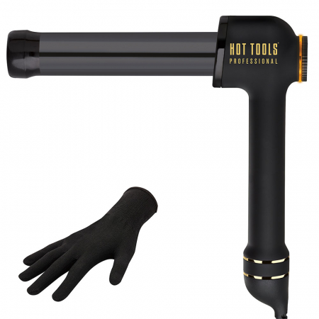 Ondulator Hot Tools Curlbar, Pro Artist Black Gold collection, 32 mm, 8 trepte de temperatura, invelis din titan, cronometru pentru bucle, HTCURL1110BG [5]