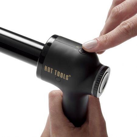Ondulator Hot Tools Curlbar, Pro Artist Black Gold collection, 32 mm, 8 trepte de temperatura, invelis din titan, cronometru pentru bucle, HTCURL1110BG [3]