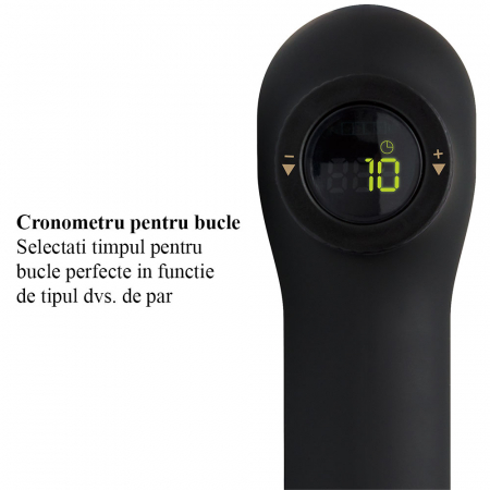 Ondulator Hot Tools Curlbar, Pro Artist Black Gold collection, 32 mm, 8 trepte de temperatura, invelis din titan, cronometru pentru bucle, HTCURL1110BG [6]