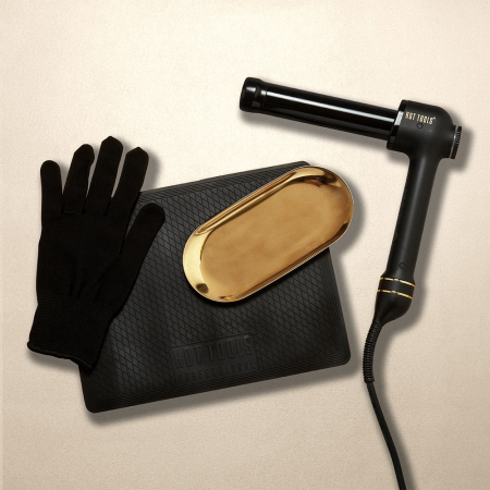 Ondulator Hot Tools Curlbar, Pro Artist Black Gold collection, 25 mm, 8 trepte de temperatura, invelis din titan, cronometru pentru bucle, HTCURL1181BG [8]