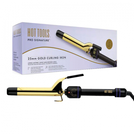 Ondulator Hot Tools Gold Curling, 25 mm, placat cu aur, Pro Signature, HTIR1575UKE [0]