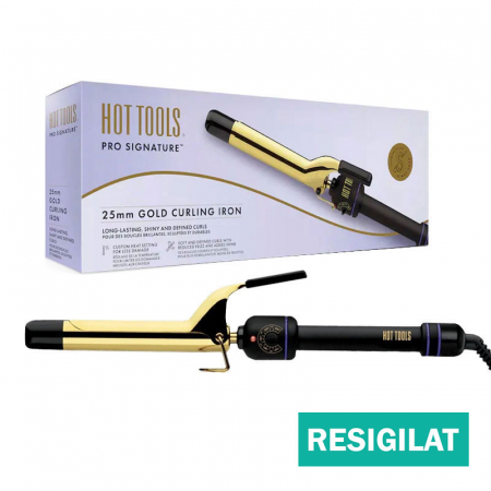Ondulator Hot Tools Gold Curling, 25 mm, placat cu aur, Pro Signature, HTIR1575UKE, resigilat [0]