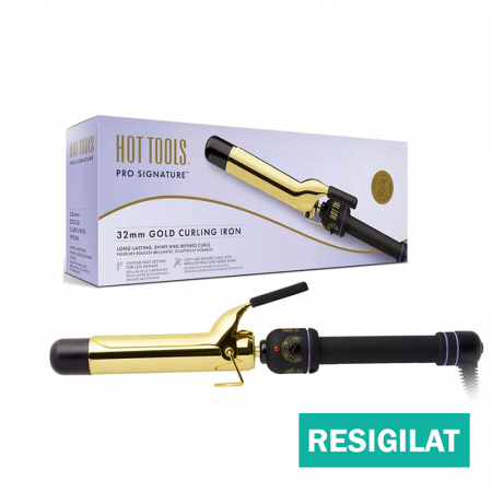 Ondulator Hot Tools Gold Curling, 32 mm, placat cu aur, Pro Signature, HTIR1576UKE, resigilat [0]