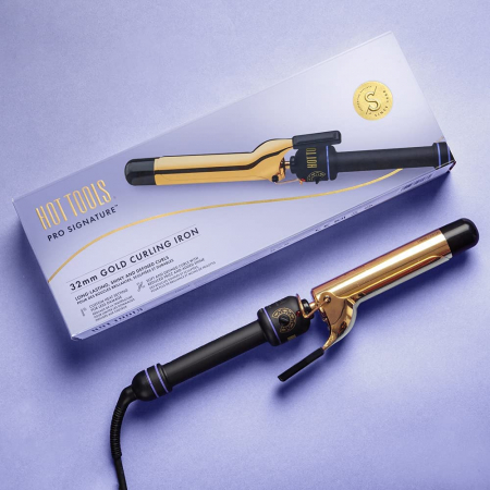 Ondulator Hot Tools Gold Curling, 32 mm, placat cu aur, Pro Signature, HTIR1576UKE [5]