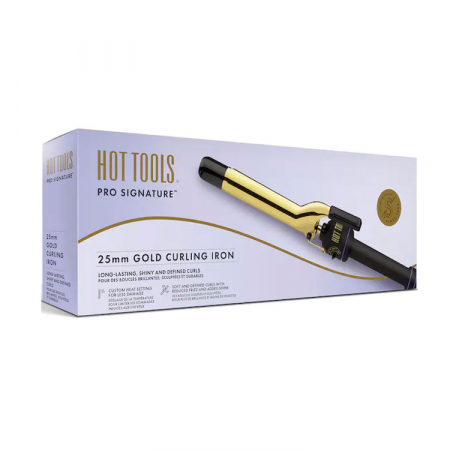 Ondulator Hot Tools Gold Curling, 25 mm, placat cu aur, Pro Signature, HTIR1575UKE [4]