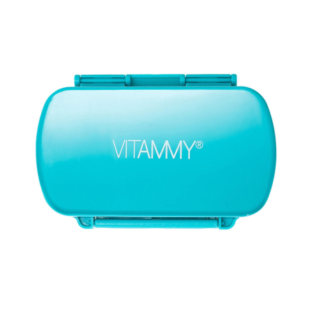 Organizator pentru medicamente Vitammy Pilla Multi 8, cu 8 compartimente de dimensiuni diferite, design compact si portabil [2]