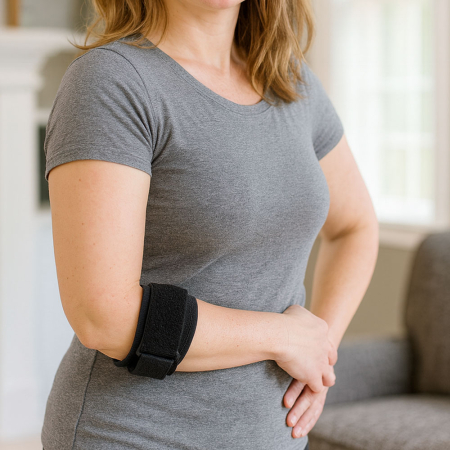 Orteza pentru epicondilita Vitalmed Premium, ofera compresie controlata si sustinere optima, marime universala [2]