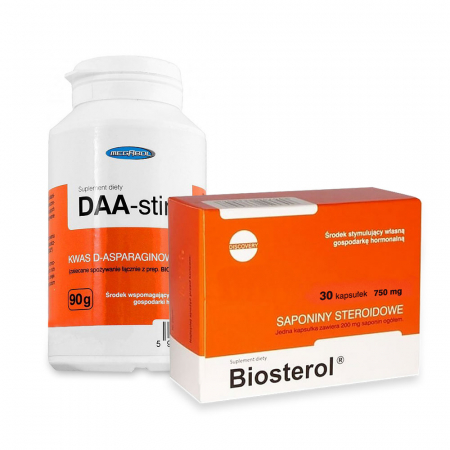 Pachet Megabol DAA-stin 90 g plus Biosterol 750 mg 30 cps [0]