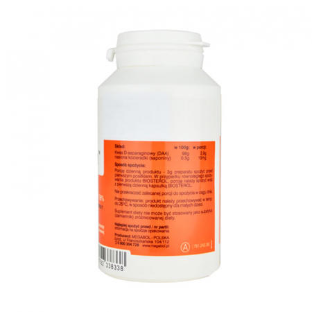 Pachet Megabol DAA-stin 90 g plus Biosterol 750 mg 30 cps [2]
