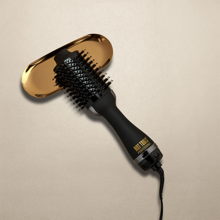 Perie electrica fixa Hot Tools One-Step Blow Dry Volumiser, Pro Artist Black Gold collection, 3 trepte de temperatura, HTDR1090BGUKE [5]