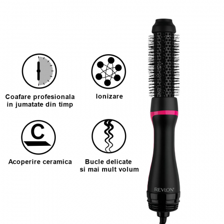 Perie electrica fixa Revlon One-Step Style Booster RVDR5292UKE, uscator-ondulator [2]