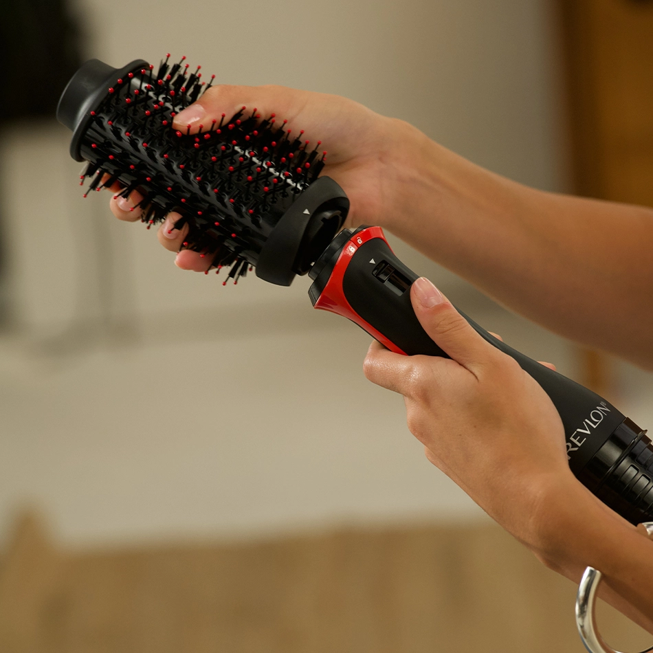 Perie electrica fixa REVLON One-Step Volumiser PLUS RVDR5298E, cu cap detasabil, 4 trepte de temperatura, tehnologie cu ioni Tourmaline, resigilata [9]