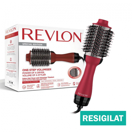 Perie electrica fixa REVLON Special Edition One-Step Volumiser Titanium, RVDR5279UKE, 3 trepte de temperatura, resigilata [0]