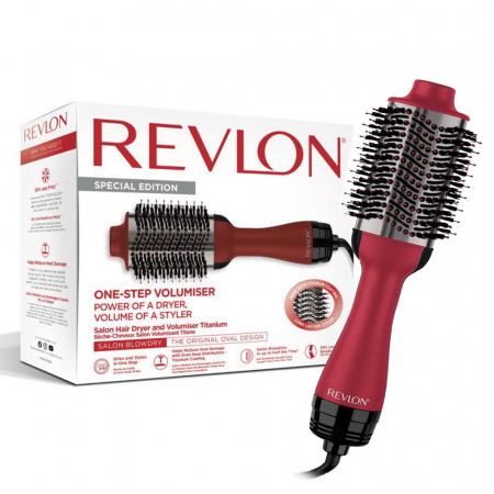 Perie electrica fixa REVLON Special Edition One-Step Volumiser Titanium, RVDR5279UKE, 3 trepte de temperatura, resigilata [1]