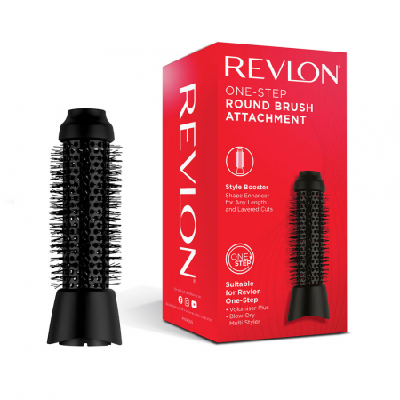Uscatoare de par - Perie ovala Revlon One-Step Round Brush Attachment RVDR5325, accesoriu pentru One-Step Blow-Dry Multi Styler RVDR5333E si One-Step Volumiser PLUS RVDR5298E