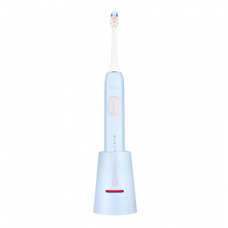 Periuta de dinti electrica Vitammy Smils Cloud, 82.000 de miscari/min, 5 programe de periaj, baza incarcare USB, 2 capete periuta, Bleu [4]