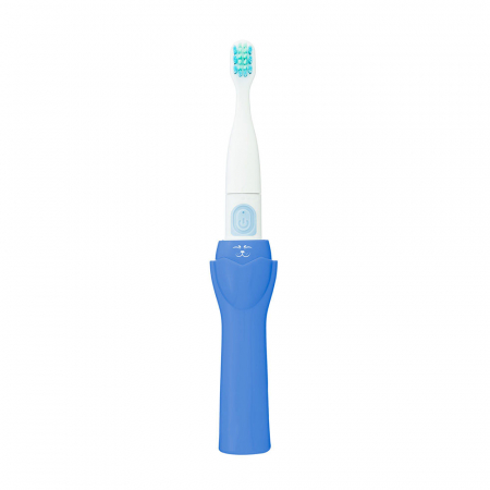 Periuta de dinti electrica Vitammy Tooth Friends, pentru copii 3+, animatie Sashimi, tehnologie IPX6, 26.000 vibratii pe minut, 2 moduri de periaj, Bleumarin [1]