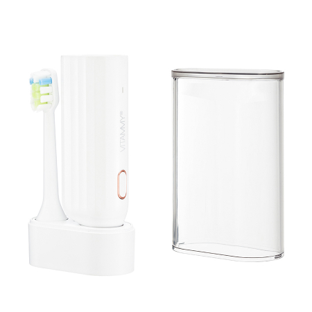 Periuta de dinti electrica VITAMMY Vivo, model premium, 72000 vibratii/min, 3 moduri de periaj, rezistenta la apa, Alb [4]