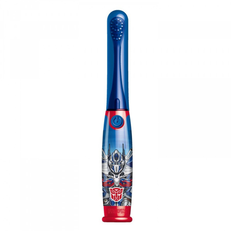 Periuta de dinti FIREFLY cu LED si efecte sonore, pentru copii 3+, Animatie Transformers Optimus Prime, Albastru [0]