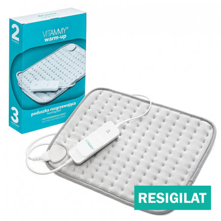 Resigilate - Perna cu incalzire electrica Vitammy Warm-up, 30 x 40 cm, 3 trepte de incalzire, termostat cu senzor, material placut, spalare manuala, SS18, resigilata