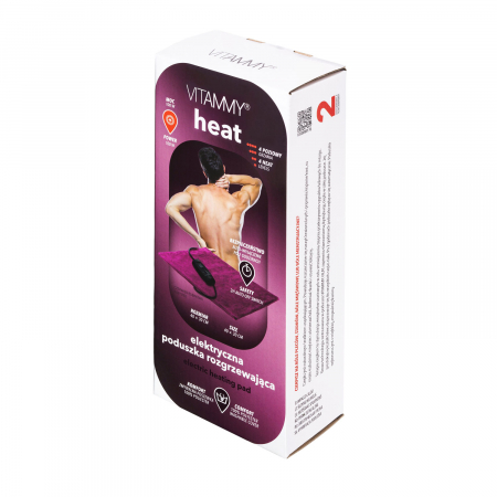 Perna cu incalzire electrica VITAMMY Heat JY6500 Ruby, pentru spate si gat, Rosu rubiniu [2]