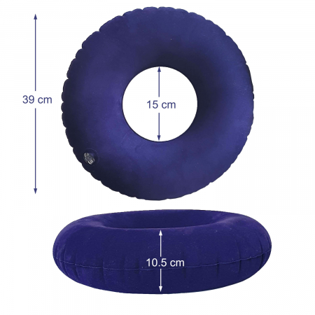 Perna-inel ortopedic pentru sezut Sanity Komfort, ideal pentru pozitii comode de alaptare si relaxarea spatelui la birou, in masina sau pe canapea [2]