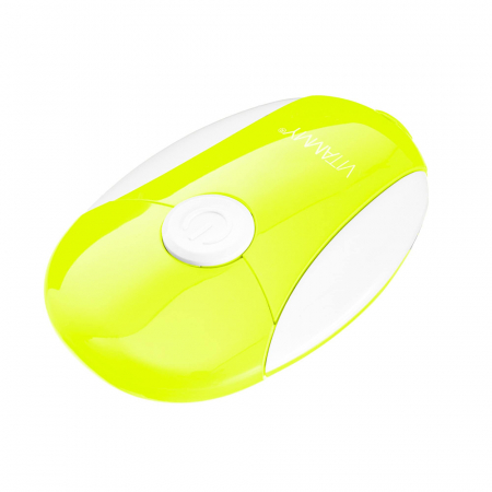 Pieptene electric cu LED Vitammy Ufo, exterminator de paduchi, Galben [3]