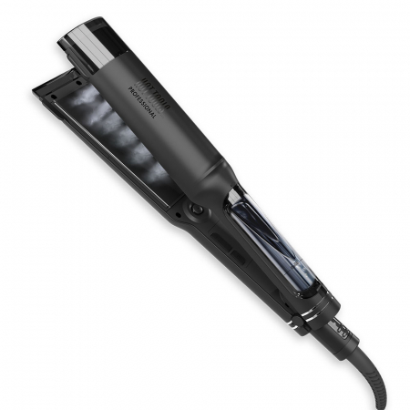 Placa de indreptat parul cu aburi Hot Tools Steamstyler, Pro Artist Black Gold collection, 38 mm, 6 trepte de temperatura, 3 setari de aburi, invelis din titan, HTST4002BGUKE [1]