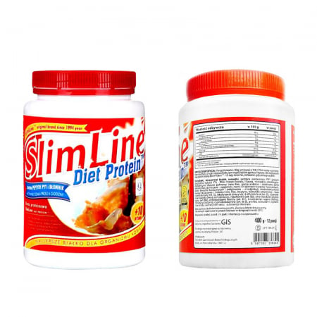 Proteine pentru slabit Megabol Diet Protein Slim Line, vitamine si fibre proteice cu digestie lenta, satietate pana la 6 ore [2]