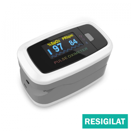 Pulsoximetru Contec CMS50D1, indica nivelul de saturatie a oxigenului din sange, masoara rata pulsului [0]