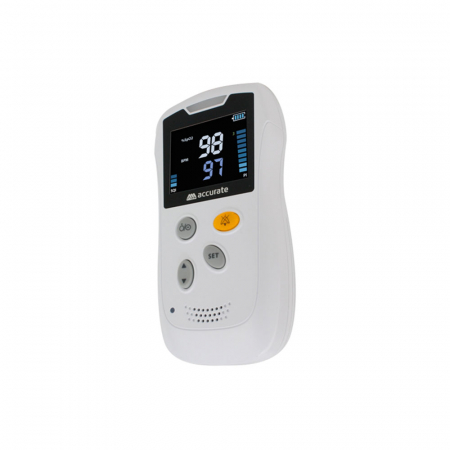 Pulsoximetru portabil Accurate HS10A, senzor neonatal, senzor pediatric, senzor adulti, display LCD, functie de alarma, baterii incluse [3]