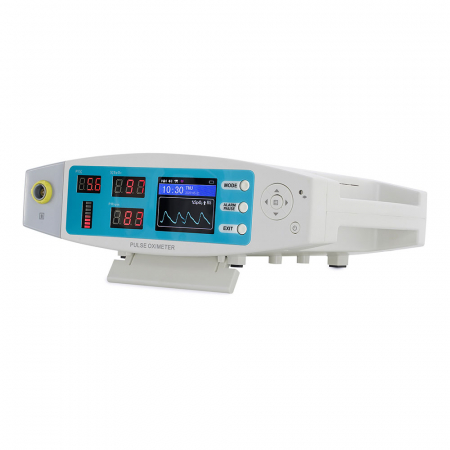 Pulsoximetru profesional Contec CMS70A, senzor adulti, masoara saturatia de oxigen si rata pulsului, functie alarma si ceas, soft PC [1]