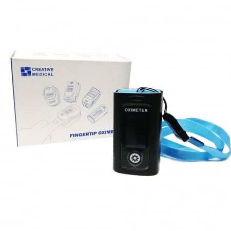 Pulsoximetru Vitammy Creative PC60A, indica nivelul de saturatie a oxigenului, masoara rata pulsului, Negru [3]