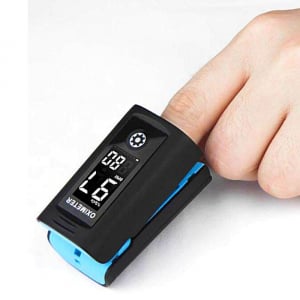 Pulsoximetru Vitammy Creative PC60A, indica nivelul de saturatie a oxigenului, masoara rata pulsului, Negru [2]