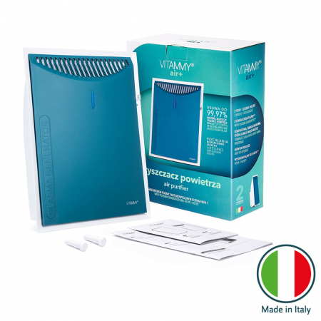 Electrocasnice & climatizare - Purificator de aer cu ionizare Vitammy Air PA500, filtru HEPAPurificator de aer cu generator de plasma Vitammy Air + PA600, filtru HEPA 1, 2 viteze, fabricat in Italia