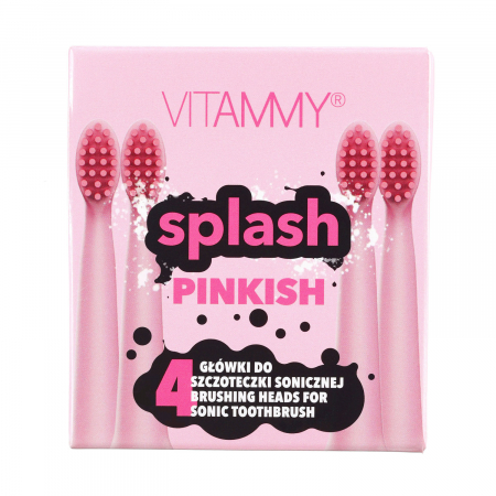 Set 4 rezerve periuta de dinti VITAMMY Splash Pinkish, Roz [2]