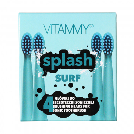 Set 4 rezerve periuta de dinti VITAMMY Splash Surf, Albastru [1]