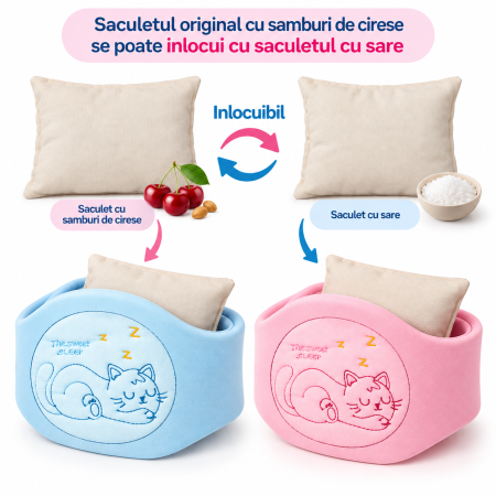 Saculet cu sare pentru centura anticolici RedLine Burticel, utilizare versatila cald sau rece, detasabil [1]