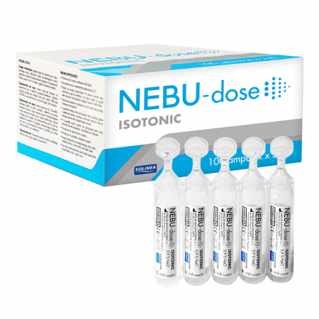 Ser fiziologic izotonic Solinea NEBU-dose concentratie 0.9%, 100 monodoze x 5 ml [2]