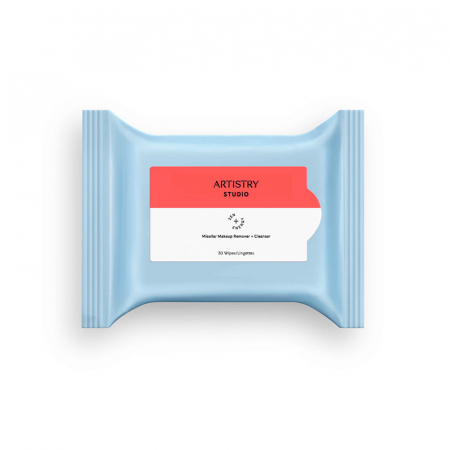 Servetele pentru demachiere micelara + curatare Artistry Studio, 30 bucati [0]