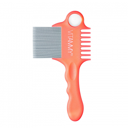 Set Set 2 piepteni Vitammy Fino, pentru indepartarea paduchilor, Portocaliu/ Turcoaz [1]